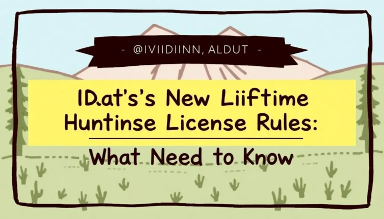 IDAHO'S NEW LIFETIME HUNTING LICENSE RULES: WHAT YOU NEED TO KNOW