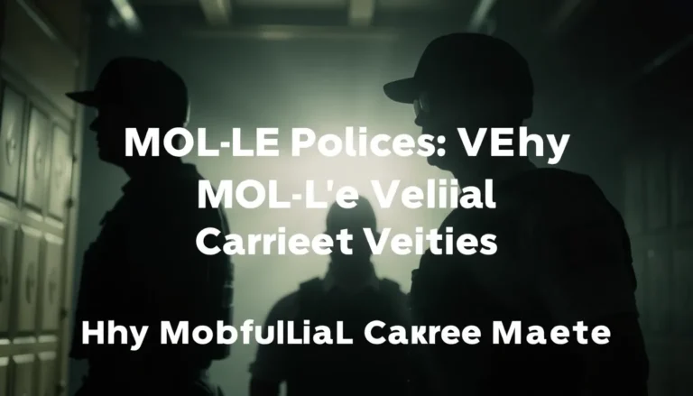 MOLLE POLICE VESTS: WHY MODULAR CARRIERS MATTER FOR OFFICERS